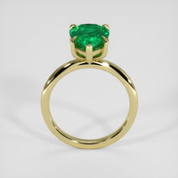 2.55 Ct. Emerald Ring, 18K Yellow Gold 3