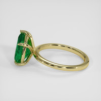 2.55 Ct. Emerald Ring, 18K Yellow Gold 4