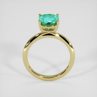 1.77 Ct. Emerald Ring, 18K Yellow Gold 3