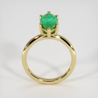 2.39 Ct. Emerald Ring, 18K Yellow Gold 3