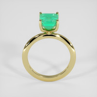 2.23 Ct. Emerald Ring, 18K Yellow Gold 3