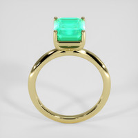 2.99 Ct. Emerald Ring, 18K Yellow Gold 3