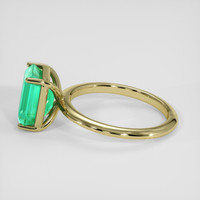 2.99 Ct. Emerald Ring, 18K Yellow Gold 4