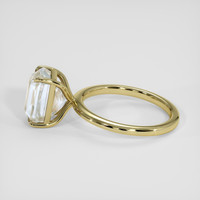 3.37 Ct. Rainbow Moonstone Ring, 18K Yellow Gold 4