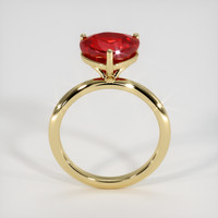 3.02 Ct. Ruby Ring, 18K Yellow Gold 3