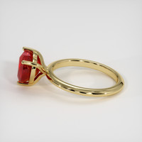3.02 Ct. Ruby Ring, 18K Yellow Gold 4