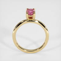 1.12 Ct. Padparadscha Sapphire Ring, 18K Yellow Gold 3