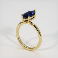 2.00 Ct. Sapphire Ring, 18K Yellow Gold 2