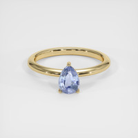 0.75 Ct. Sapphire Ring, 18K Yellow Gold 1