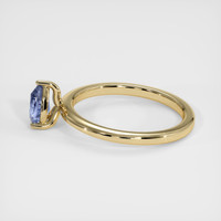 0.75 Ct. Sapphire Ring, 18K Yellow Gold 4