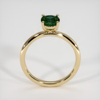 1.18 Ct. Bluish Green Sapphire Ring, 18K Yellow Gold 3