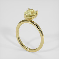 2.33 Ct. Yellow Sapphire Ring, 18K Yellow Gold 2