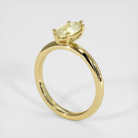 1.26 Ct. Sapphire Ring, 18K Yellow Gold 2