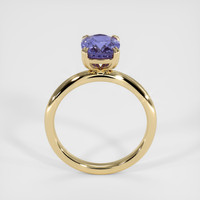 1.66 Ct. Purple Sapphire Ring, 18K Yellow Gold 3