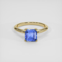 1.22 Ct. Blue Sapphire Ring, 18K Yellow Gold 1
