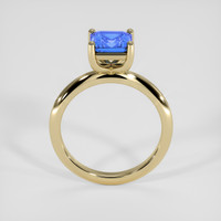 1.22 Ct. Blue Sapphire Ring, 18K Yellow Gold 3