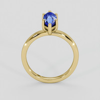 1.96 Ct. Blue Sapphire Ring, 18K Yellow Gold 3