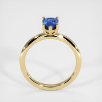 1.05 Ct. Blue Sapphire Ring, 18K Yellow Gold 3
