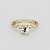 1.29 Ct. Yellow Sapphire Ring, 18K Yellow Gold 1