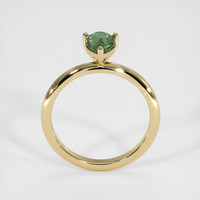 1.14 Ct. Green Sapphire Ring, 18K Yellow Gold 3