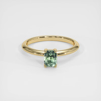 1.12 Ct. Sapphire Ring, 18K Yellow Gold 1