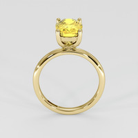 4.38 Ct. Yellow Sapphire Ring, 18K Yellow Gold 3