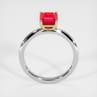 1.91 Ct. Ruby Ring, 14K Yellow & White 3