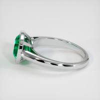 1.90 Ct. Emerald Ring, Platinum 950 4