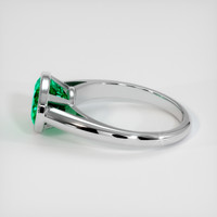 2.64 Ct. Emerald Ring, Platinum 950 4