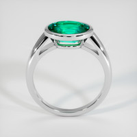 2.10 Ct. Emerald Ring, Platinum 950 3