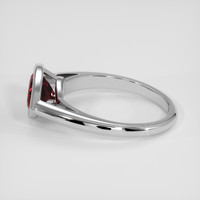 1.64 Ct. Red Almandine Garnet Ring, Platinum 950 4