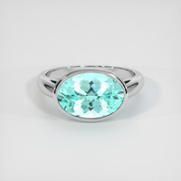 3.43 Ct. Gemstone Ring, Platinum 950 1