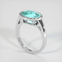 3.43 Ct. Gemstone Ring, Platinum 950 2