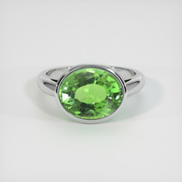 3.96 Ct. Gemstone Ring, Platinum 950 1