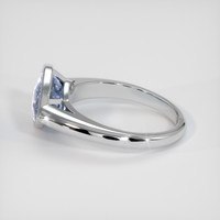 6.14 Ct. Blue Sapphire Ring, Platinum 950 4