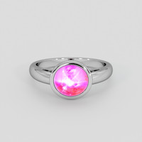 2.25 Ct. Pink Sapphire Ring, Platinum 950 1