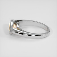 2.01 Ct. Yellowish Orange Sapphire Ring, Platinum 950 4