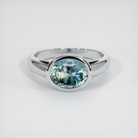 1.99 Ct. Sapphire Ring, Platinum 950 1