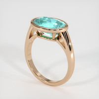 3.43 Ct. Gemstone Ring, 14K Rose Gold 2