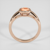 1.03 Ct. Padparadscha Sapphire Ring, 14K Rose Gold 3