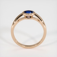 0.55 Ct. Sapphire Ring, 18K Rose Gold 3