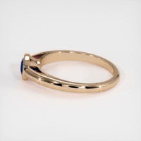 0.55 Ct. Sapphire Ring, 18K Rose Gold 4