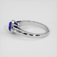 3.00 Ct. Blue Sapphire Ring, Silver 4
