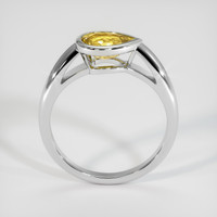 1.27 Ct. Brownish Yellow Chrysoberyl Ring, 10K White Gold 3