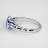 1.84 Ct. Blue Sapphire Ring, 10K White Gold 4