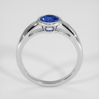 1.24 Ct. Blue Sapphire Ring, 14K White Gold 3