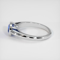1.28 Ct. Sapphire Ring, 14K White Gold 4