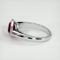 2.58 Ct. Ruby Ring, 14K White Gold 4