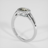 1.56 Ct. Bi Color Sapphire Ring, 14K White Gold 2