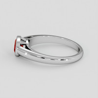 0.81 Ct. Ruby Ring, 14K White Gold 4